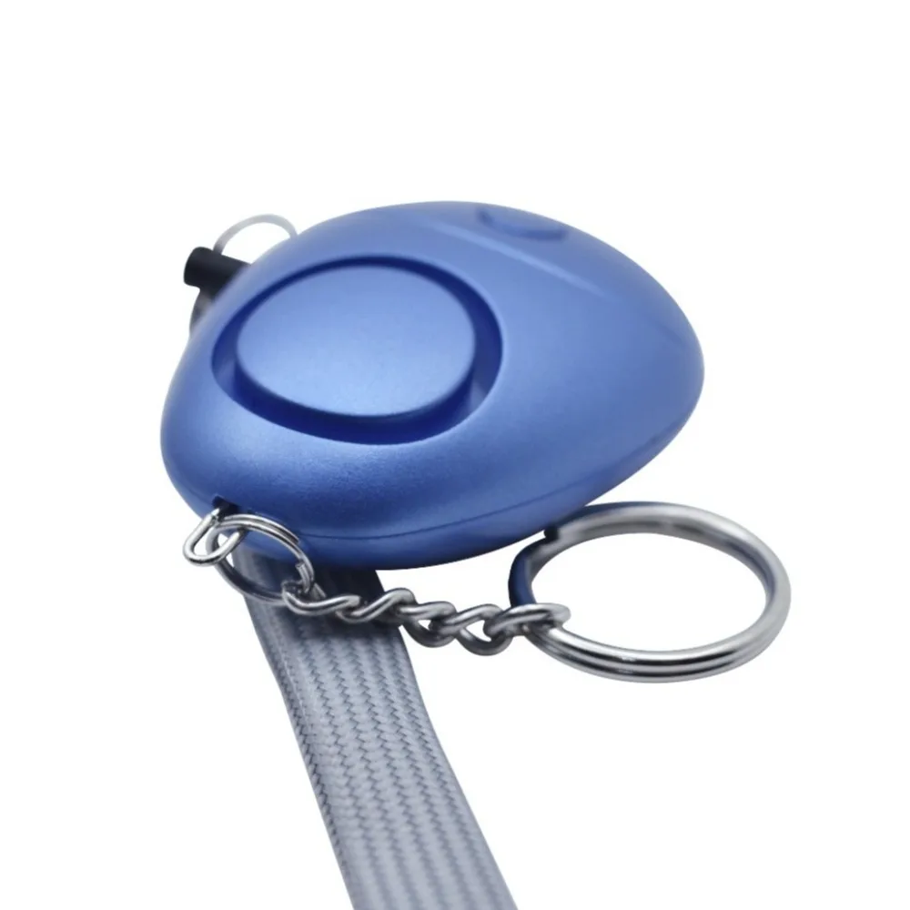 

Anti-loss Loud Siren Personal Alarm LED Flashlight Egg-shaped Emergency Alarm 130dB Sound Security Alarm Women