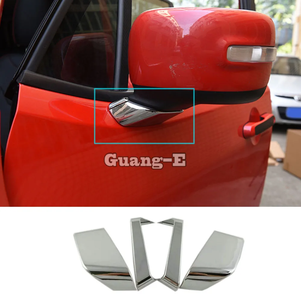 

Eyebrow Back Rear View Rearview Side Mirror Column Under The Bar Cover Stick Trim Frame For Jeep Renegade 2017 2018 2019 2020