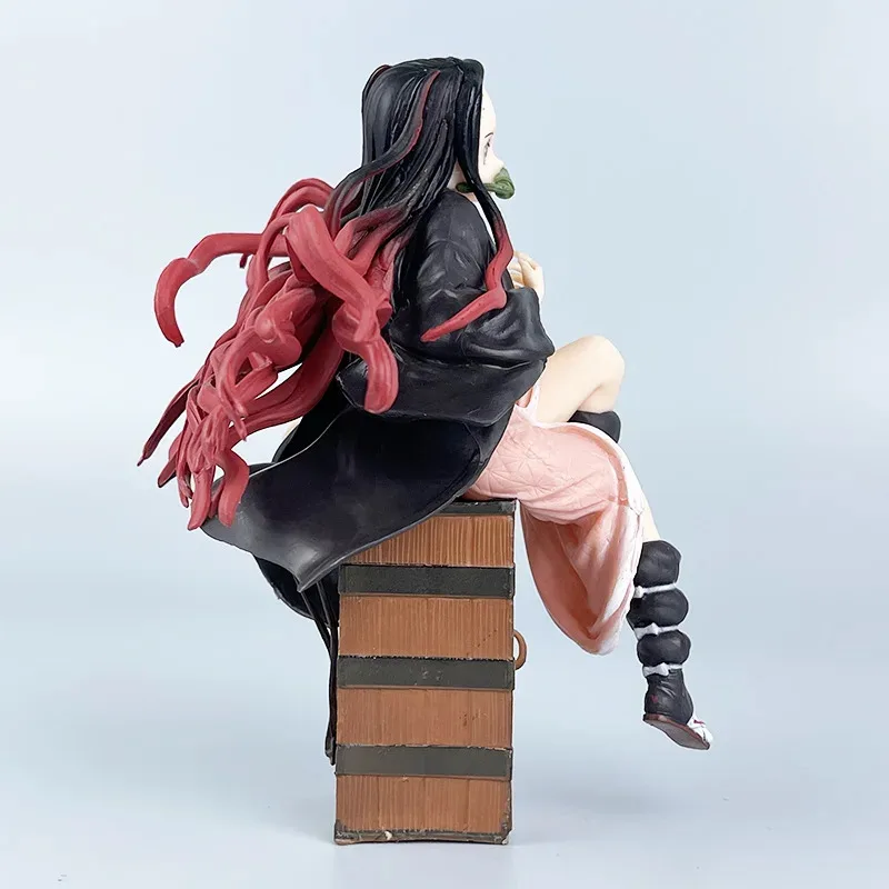 

15 см Demon Slayer Kamado Nezuko сидячая модель ПВХ фигурка игрушка подарочная коробка настольная коллекция украшения