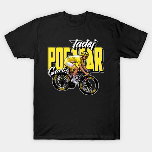 Classic Tadej Pogacar Cyclist  Bicycle T-Shirt Cotton Graphic Tee Men Women Summer Streetwear