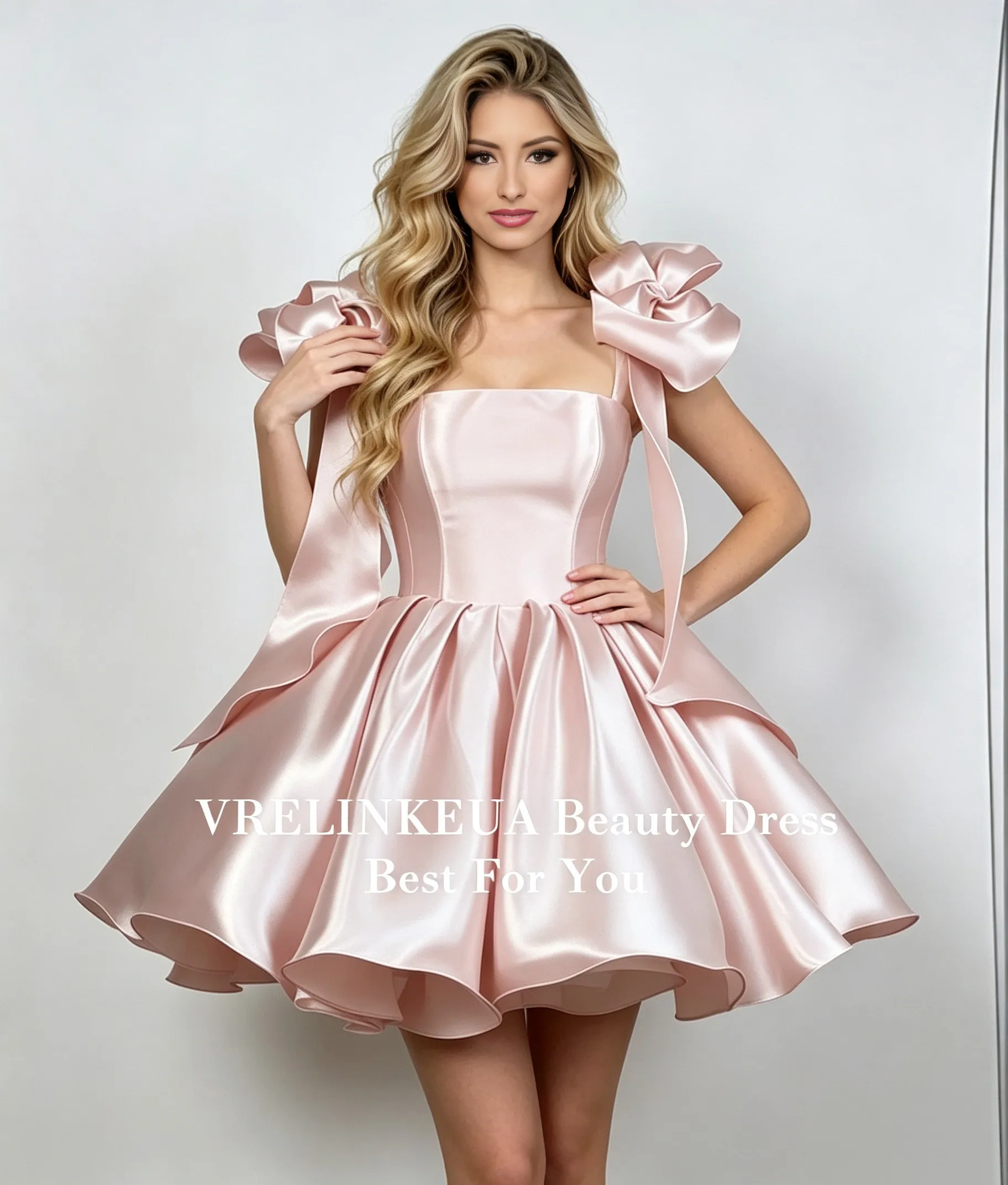 Luxury Organza Mini Graduation Dress A Line Homecoming Dresses Teen Sweet 15 16 Cocktail Prom Dress Customized выпускное платье