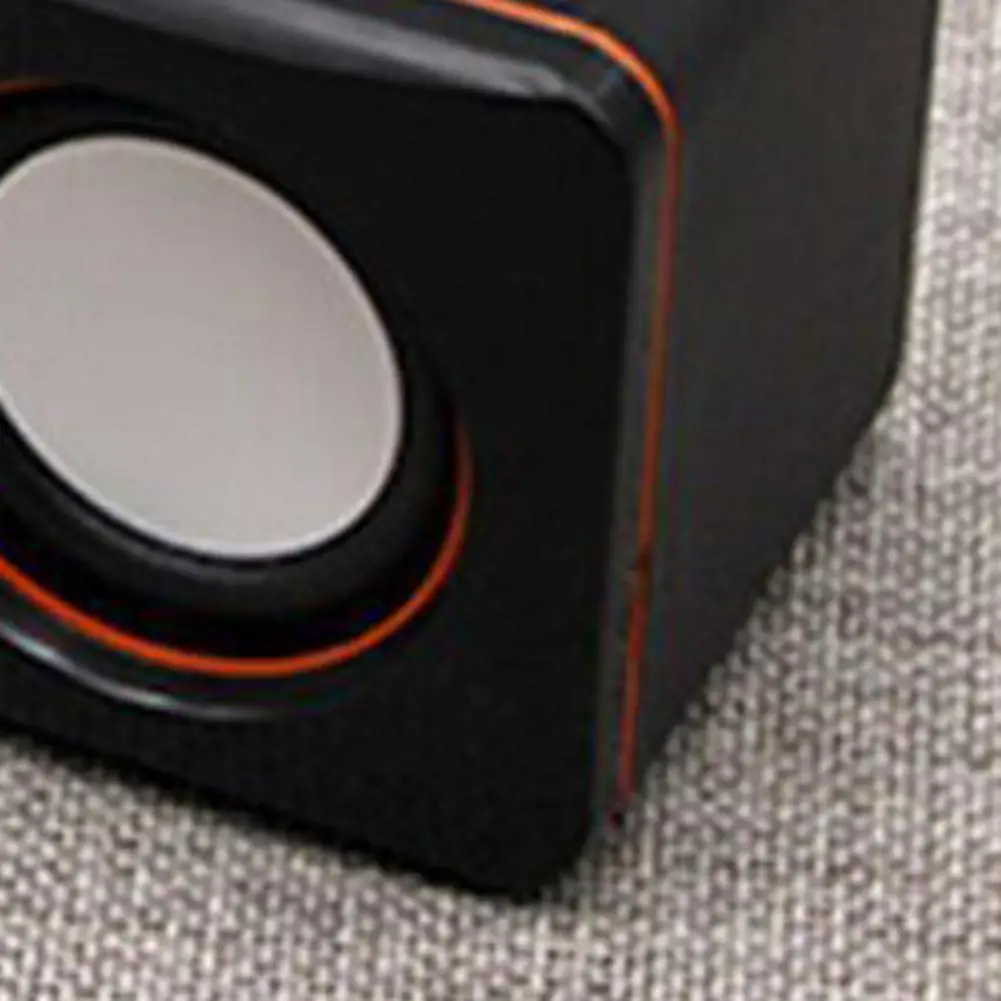 Compact Portable Speaker Two-channel 3d Sound Speaker Portable Usb Powered Mini Loudspeaker Pair Wired Subwoofer Speaker