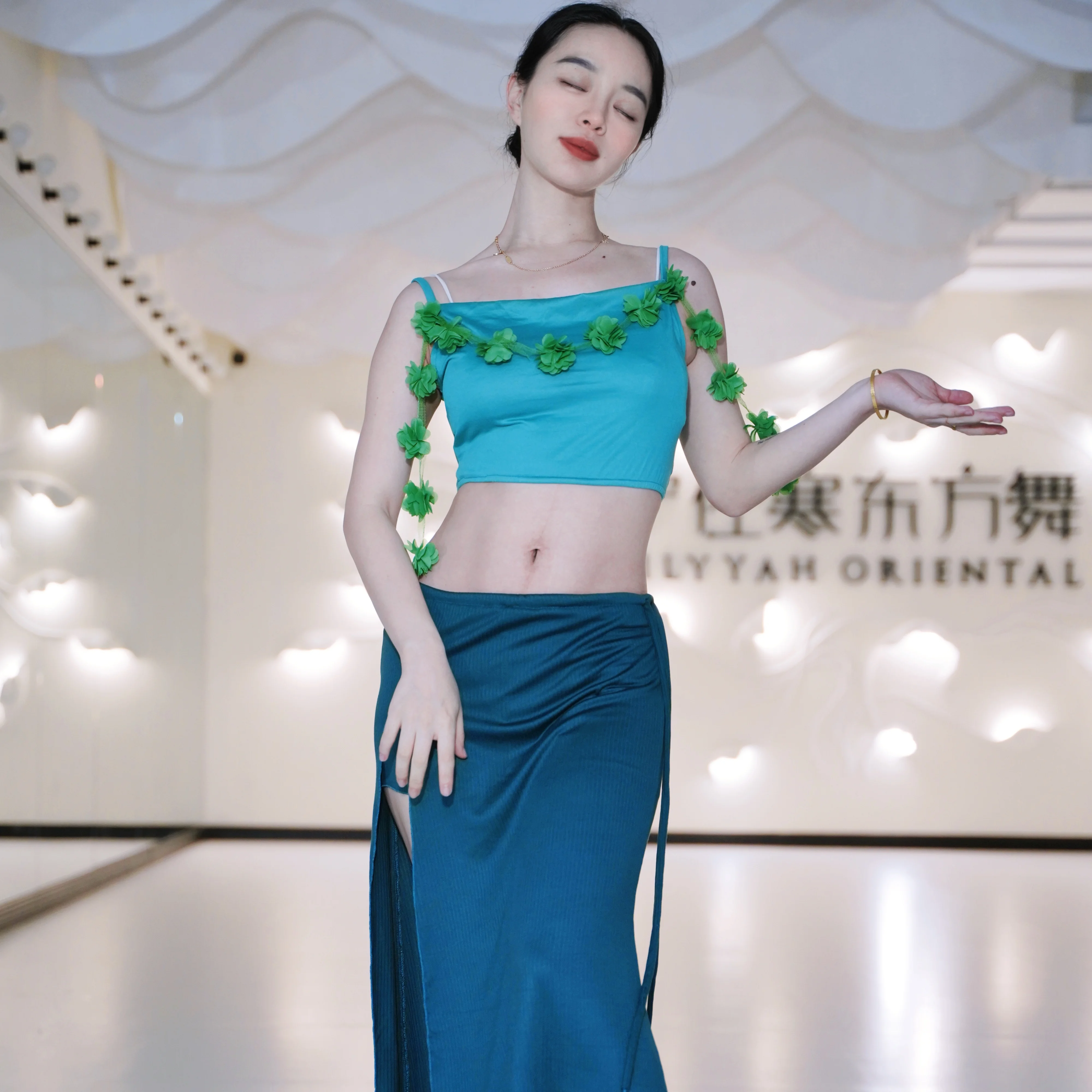 women's belly dance practice clothes sexy temperament performance set adult oriental dance professional training clothing