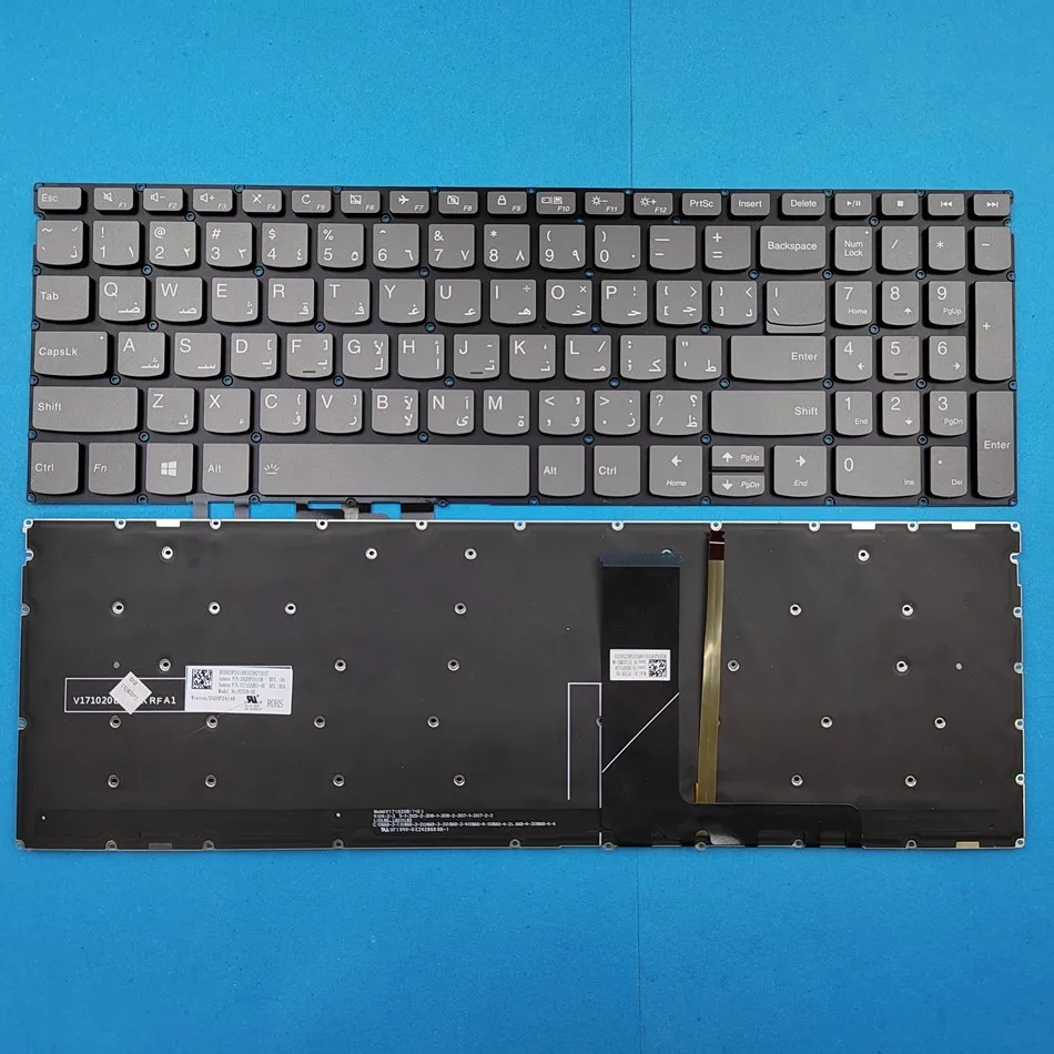 Arabic Backlit Keyboard For Lenovo IdeaPad S340-15IIL 330s-15ikb S340-15API S340-15 S340-15IML S340-15IWL Series AR Layout