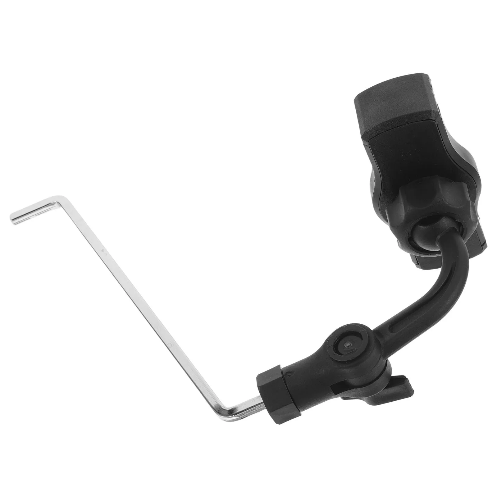 

Alto Saxophone Phone Holder Black Sax Lyre Music Clip Phone Mount Secure Mobile Stand for Practice Performance