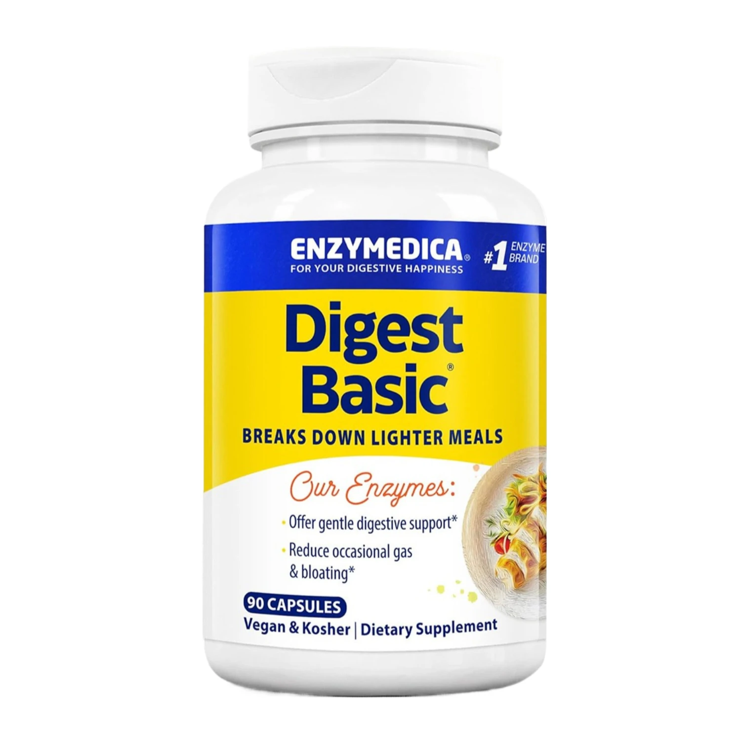 Digest Basic Capsules Support Digestive Enzymes Gut Health Immune Relieve Bloating