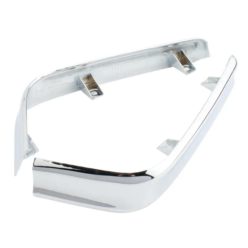 Carénages latéraux de sacoche inférieure de coffre de moto hautement recommandés, couverture de garnitures courbées pour Honda Goldwing GL1800 2001 – 2011 chromé