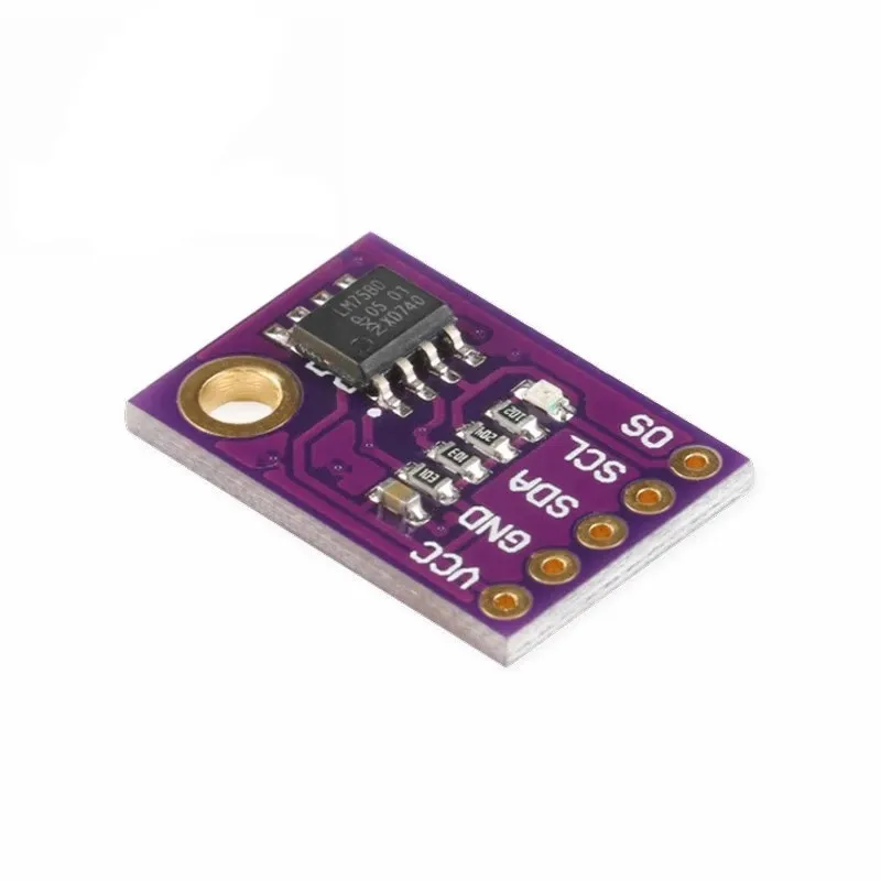 LM75 LM75A temperature sensor high speed I2C interface high precision development board module