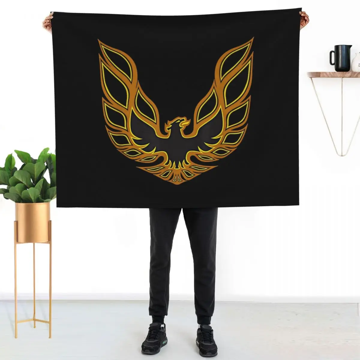 Vintage Firebird Trans-Am Logo Classic Throw Blanket Kid'S Blankets For Bed Plush Soft Big warm for winter Blankets