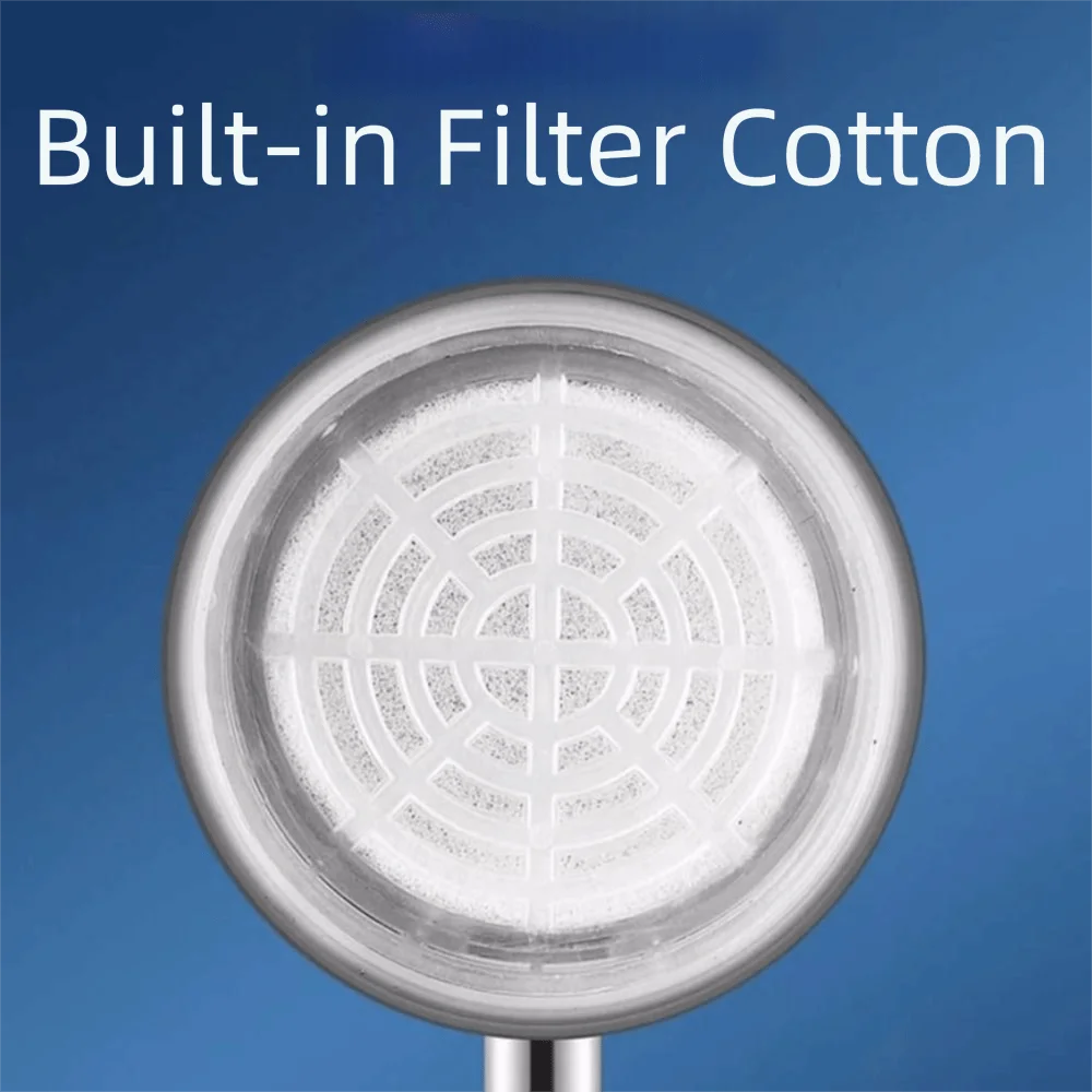 

Комплект насадки для душа из нержавеющей стали 304, встроенный фильтр с крючком и шлангом, ручная насадка для душа, экономия воды