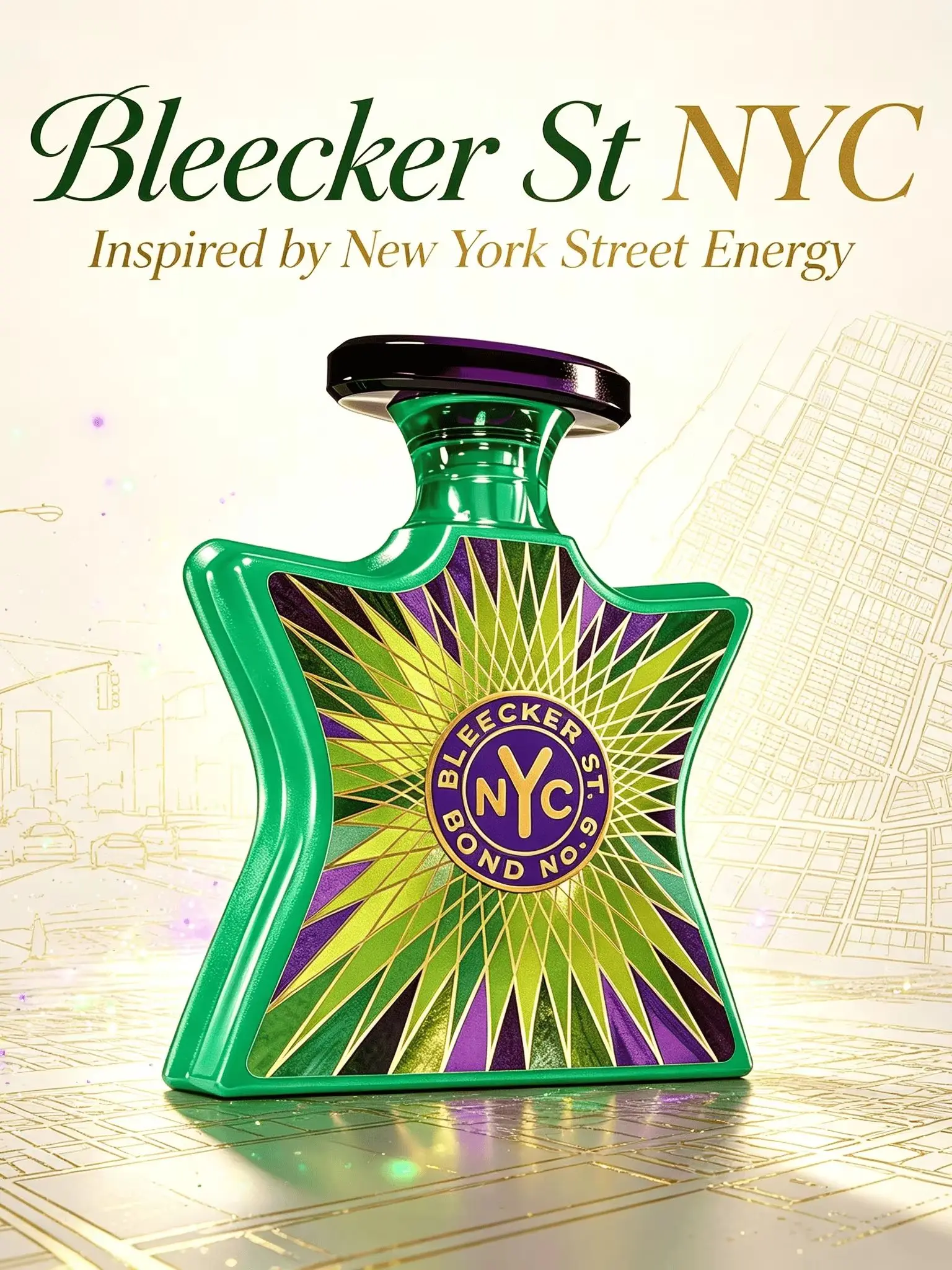 Bond No.9 Bleecker St Unisex Eau de Parfum Spray 100ml, holzig-blumig-fruchtiger Duft mit Bergamotte, Pflaume, Nelke, Sandelholz & Amber, langanhaltender Designer-Duft