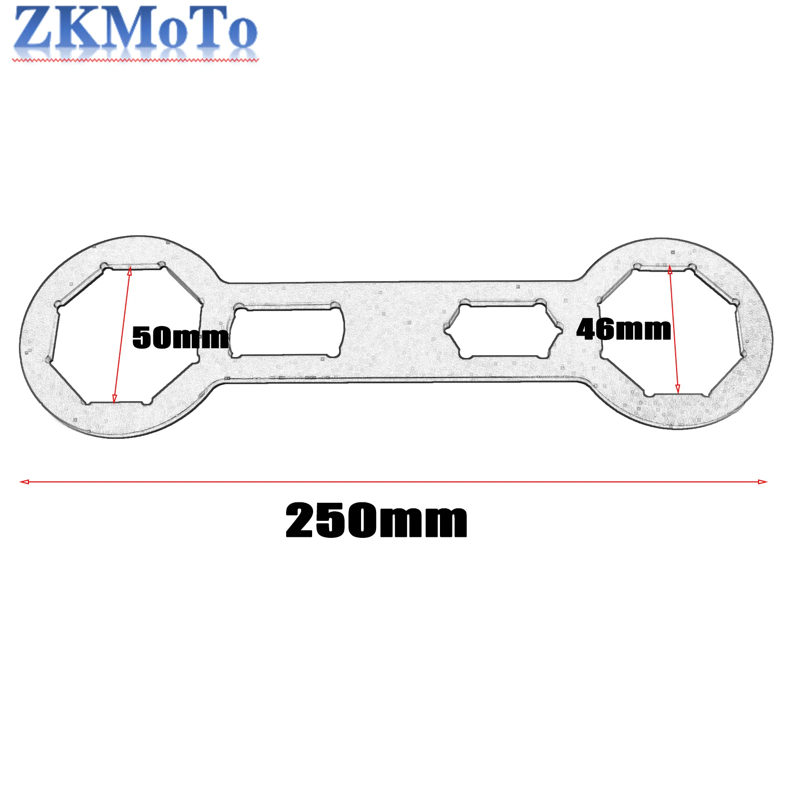 46-50mm Motorcycle Fork Cap Wrench Tool For KTM HUSQVARNA KAWASAKI SUZUKI YAMAHA Honda CRF150R/RB CRF250R/RX CRF250X CRF450L/R