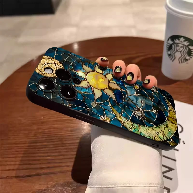 Estetik Güneş Ay Baskılı Telef - Tablet Accessories Aesthetic incelemesi ve fiyatı