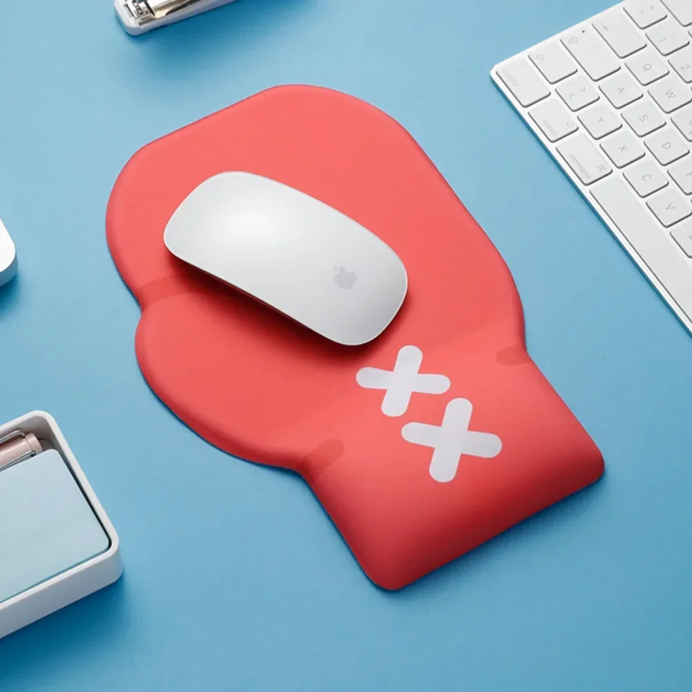 Boxing Glove Mouse Pad Wrist Rest Set Ergonomic Keyboard Support Cute Funny Desk Accessories for Office Gaming Women Gift