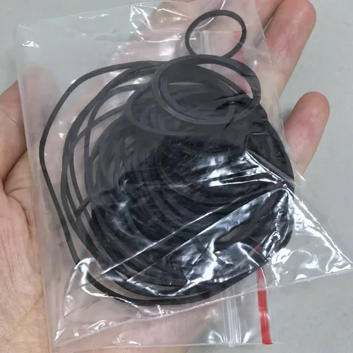 Imagen 2 del producto 50 Uds. Correa mixta plana cuadrada para grabadora de cinta DVD CD BD ROM Unidad óptica Walkman repetidor grabadora de vídeo cubierta de Cassette