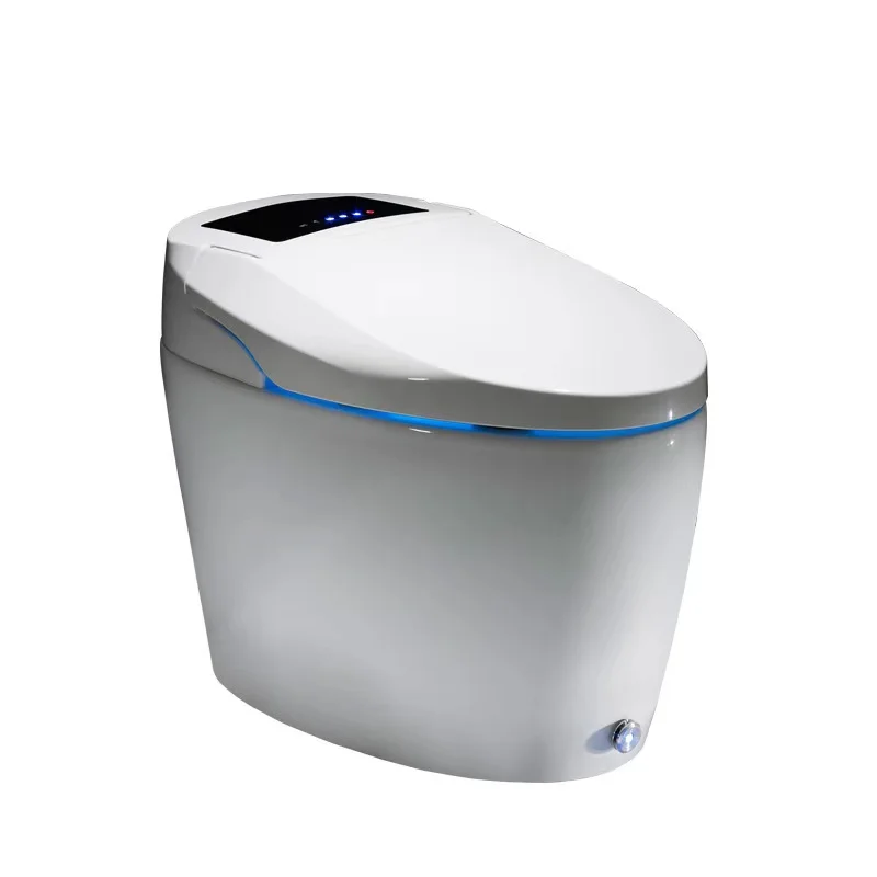 

Современный автоматический керамический умный унитаз для ванной комнаты, унитаз с резервуаром для воды в ванной комнате