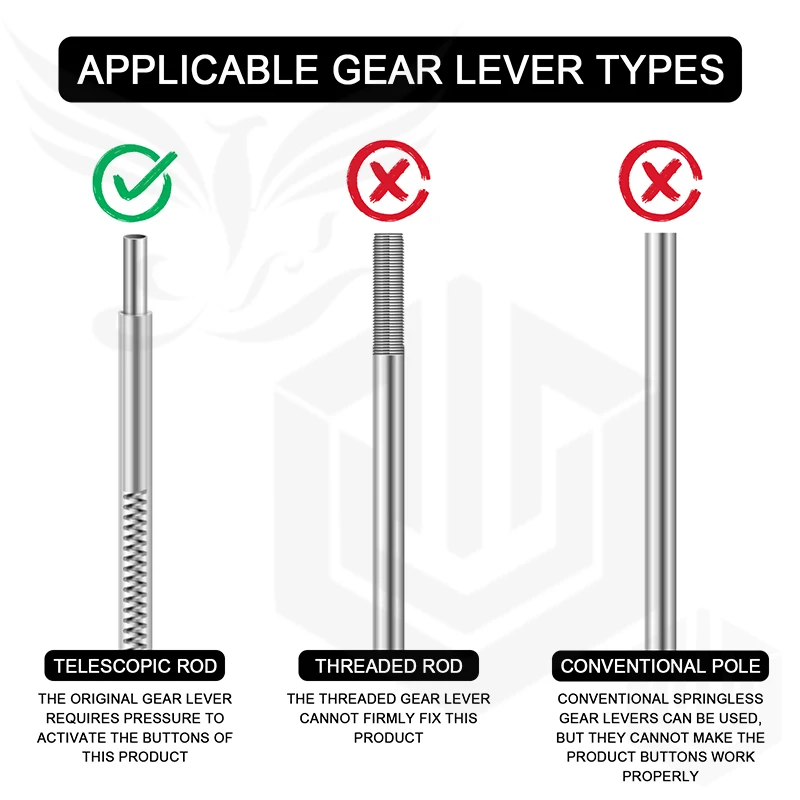 مقبض ناقل الحركة الكريستالي LED مناسب لسلسلة كيا ذات سبعة ألوان خفيفة من النوع c لرأس تروس الشحن