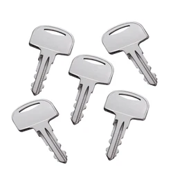 5Pcs 601 Ignition Key Fit for Sany Mini Excavator Broderson Crane Bluebird School Bus Caterpillar Stacker Ferris Mower Vermeer