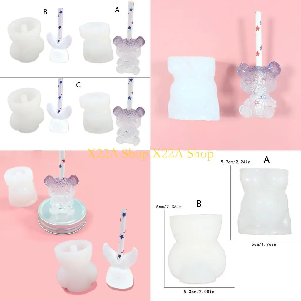 

Unique Animal Straws Silicone Mold Animal Straws Shaped Molds Casting Mold Epoxy Resin Mold Clay Molds