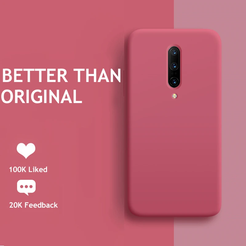 For Oneplus 8 9 5T 6T 7 7T Pro Case Original Liquid Silicone Soft TPU Phone Cover For One plus 5 6 7 10 Pro Oneplus 9 Case Coque