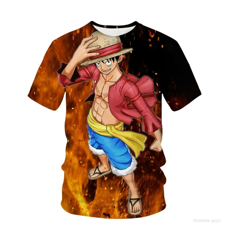 Kids One Piece T-Shirt Robin Simple Print Summer Casual Boys Clothes Girls Short Sleeve Men Jersey