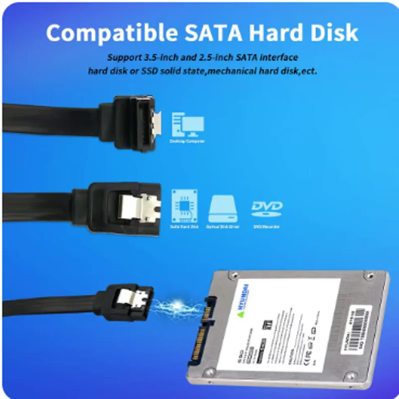 Ecosin2 Computer Cable and Connector SATA 3.0 III SATA3 6Gb / s SSD Hard Drive  Cable Data Direct / right Angle Oct14 Best Price