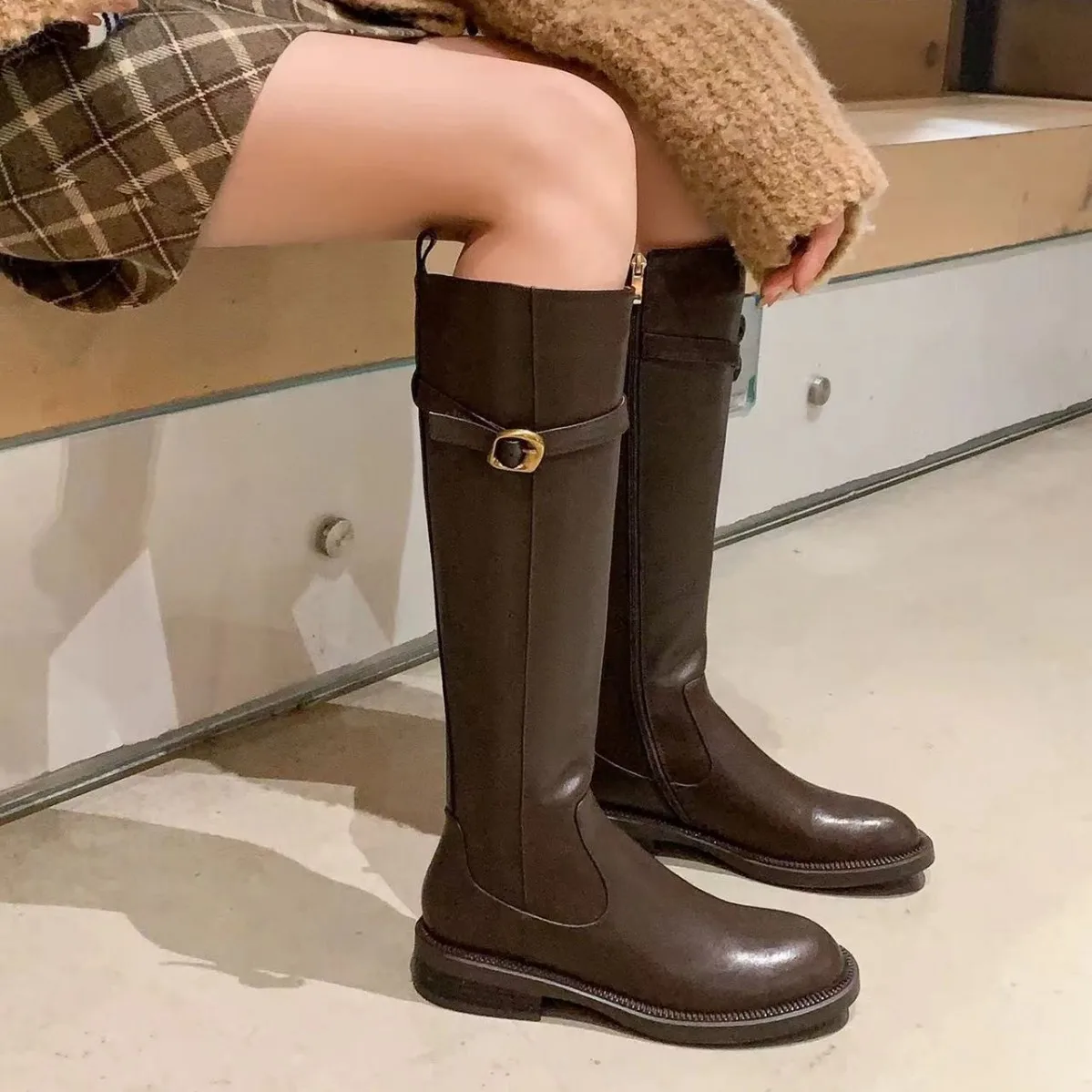 High top knight boots 2026 Spring and Autumn new item slim and versatile long boots for women