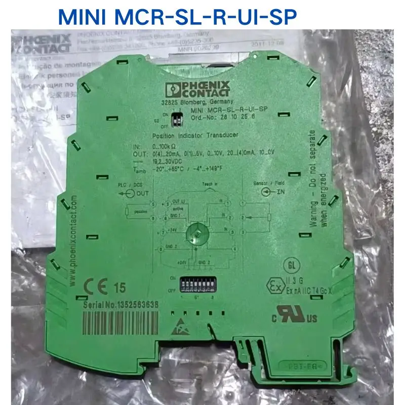 95% nuovo isolatore PHOENIX MINI MCR-SL-R-UI-SP 2810258