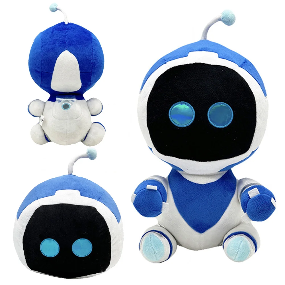 ASTRO Cosplay Robot Astronaut Robot Plush Game Space Robot 30cm Plushies Kids Children Figurine Soft Mascot Halloween Home Decor