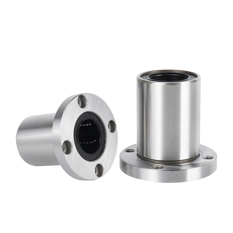 1Pcs LMF6UU LMF8UU LMF10UU LMF12UU LMF13UU~LMF40UU Circular Flange Linear Bearing for 3D Printer Linear Rod Linear Bearings