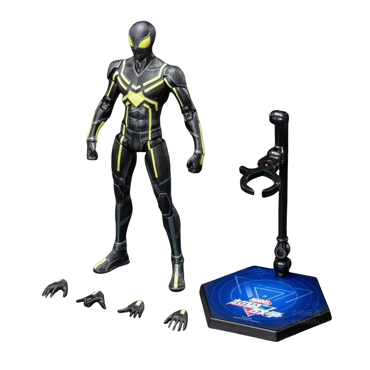 ZD-スパイダーマンのスーパーウォーアクションフィギュア,収集可能な