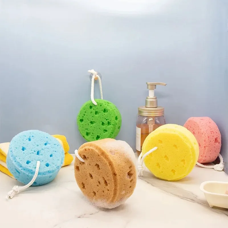 1 Sponge Scrubbing Sponge Honeycomb Foaming Bathing Supplies Soft Exfoliation Tools Natural Materials