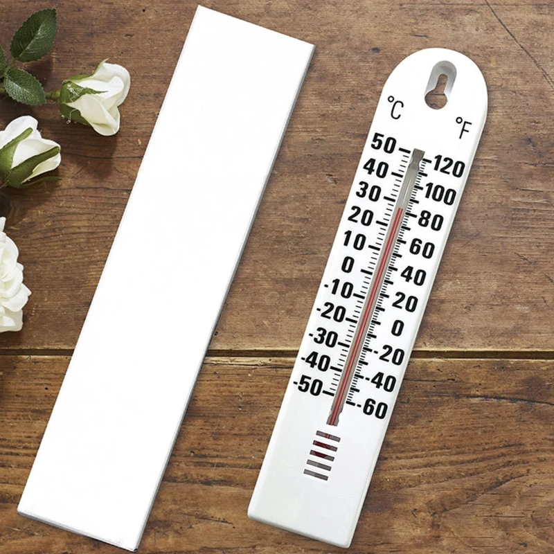 Wall Hanging Thermometer Temperature -50-50℃/-60-120° Ffor Indoor Outdoor Home Garden Office Decoration