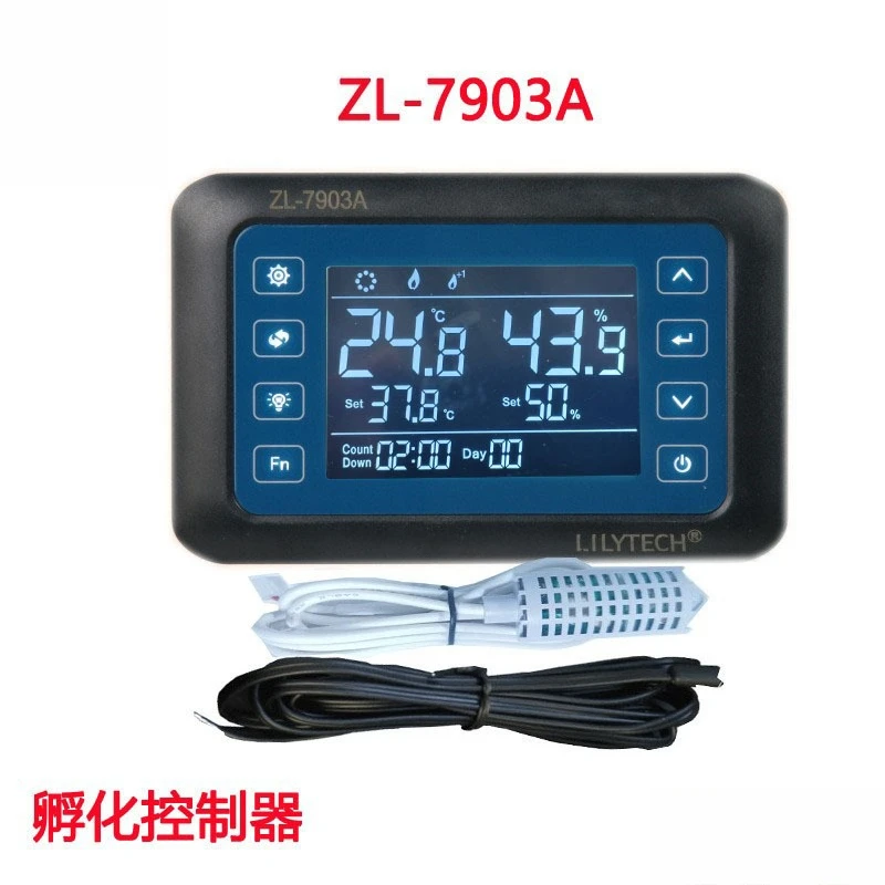 

ZL-7903A Multi-function Incubation Controller Intelligent Temperature Humidity Temperature and Humidity Control