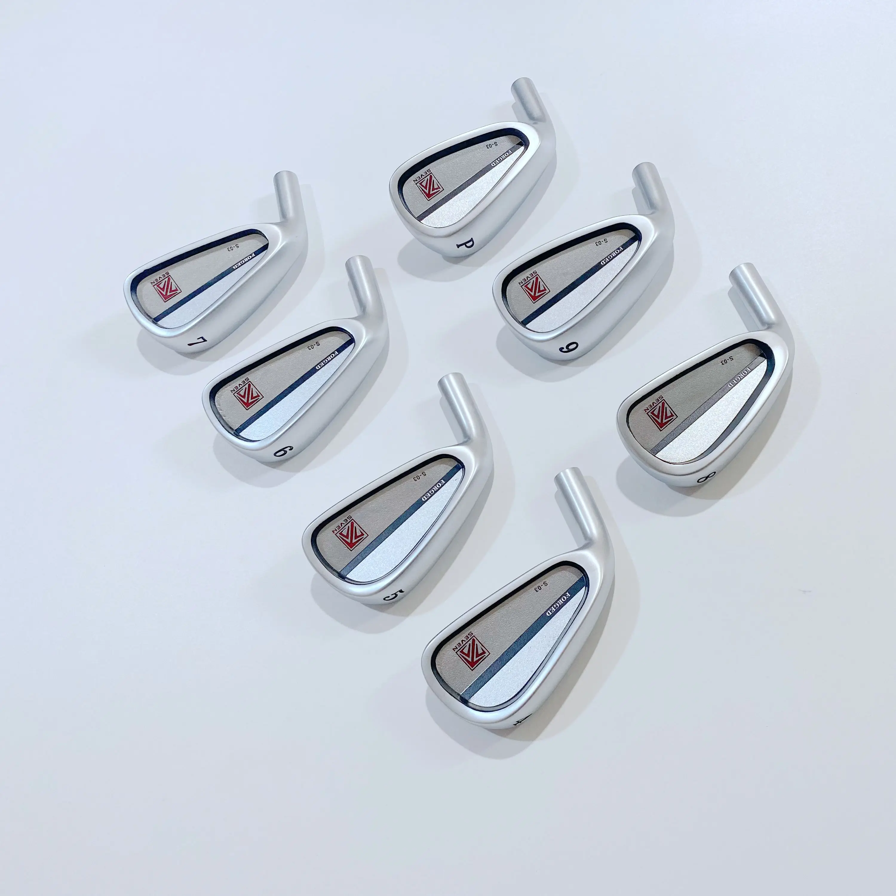 Golf Club Irons Head Left-handed Seven S20C Forged CNC 4-P 7Pcs