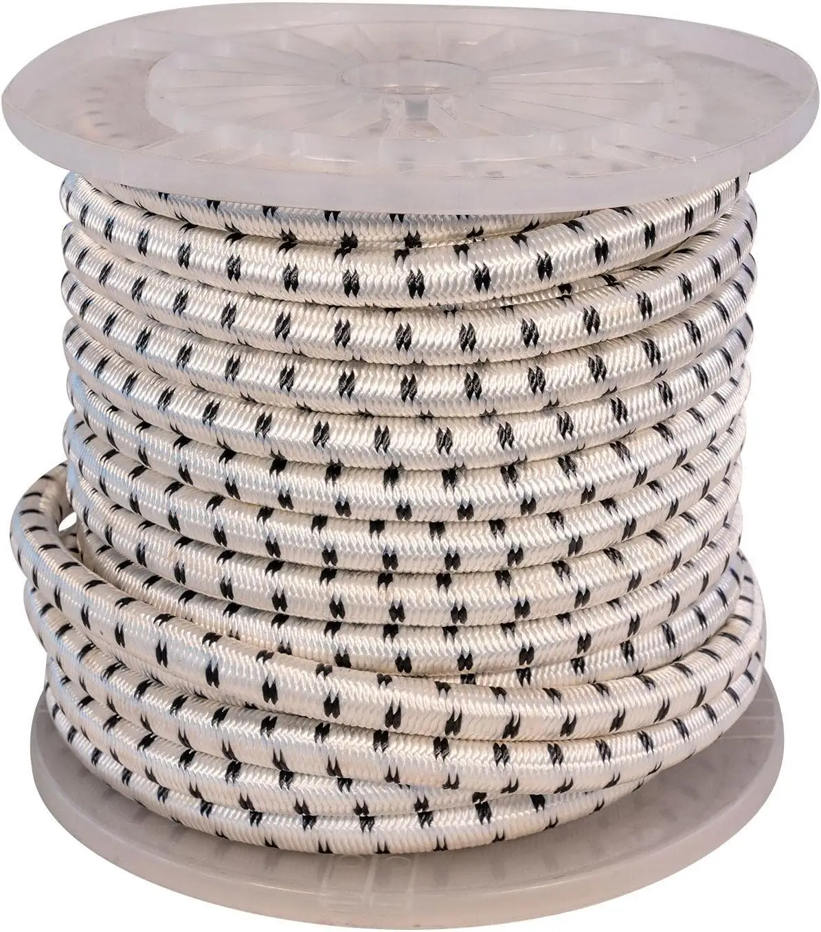 Bungee Shock Cord - Lightweight Marine Grade Bungee - 5/8 inch by 100 Feet - 100% Stretch . Moisture & Weather Resistant