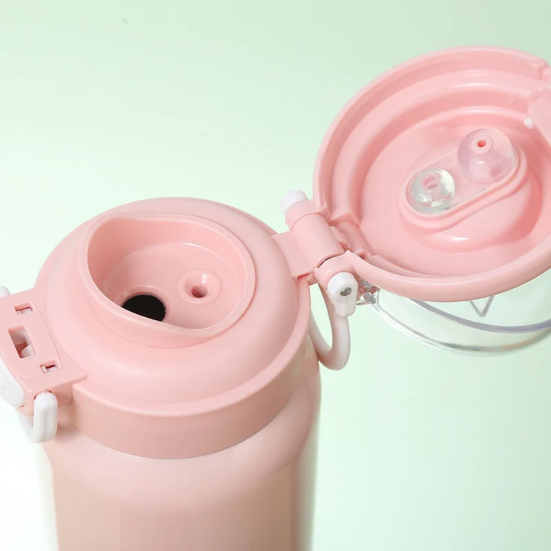 500 مللي سنوبيس 316 ترمس من الفولاذ المقاوم للصدأ الكرتون أنيمي المياه الزجاج رسائل A-Z طباعة زجاجات مياه موضة الأولاد القهوة القدح هدية #6