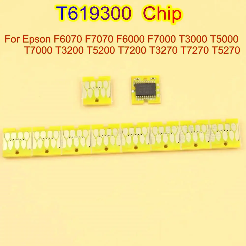 For EPSON T3200 T3000 Maintenance Tank Chip T619300 Waste Tank Auto Reset Chip T5200 T7200 T7000 F6070 F6000 F6200 F9200 T3270