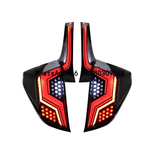 

DK Motion Modified LED Tail Lights Taillights For Honda Jazz Fit 2014 - up GK5 Rear Stop Lamp Assembly car accessories