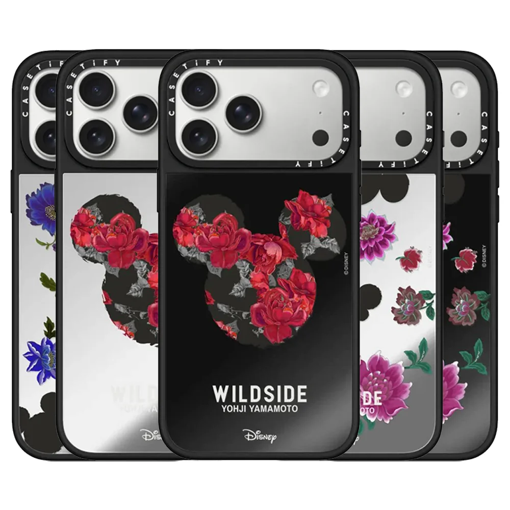 

CASETiFY Co-brand Disney Special Edition Mickey Mouse Rose Pattern Magnetic Case for iPhone 17 16 15 14 13 Pro Max Air Plus