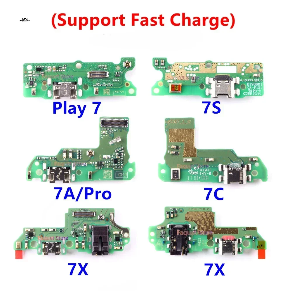 

USB Charge Port Jack Dock Connector For Huawei Honor Play 7 7A 7C 7X Pro 7S Enjoy Charging Board Flex Cable