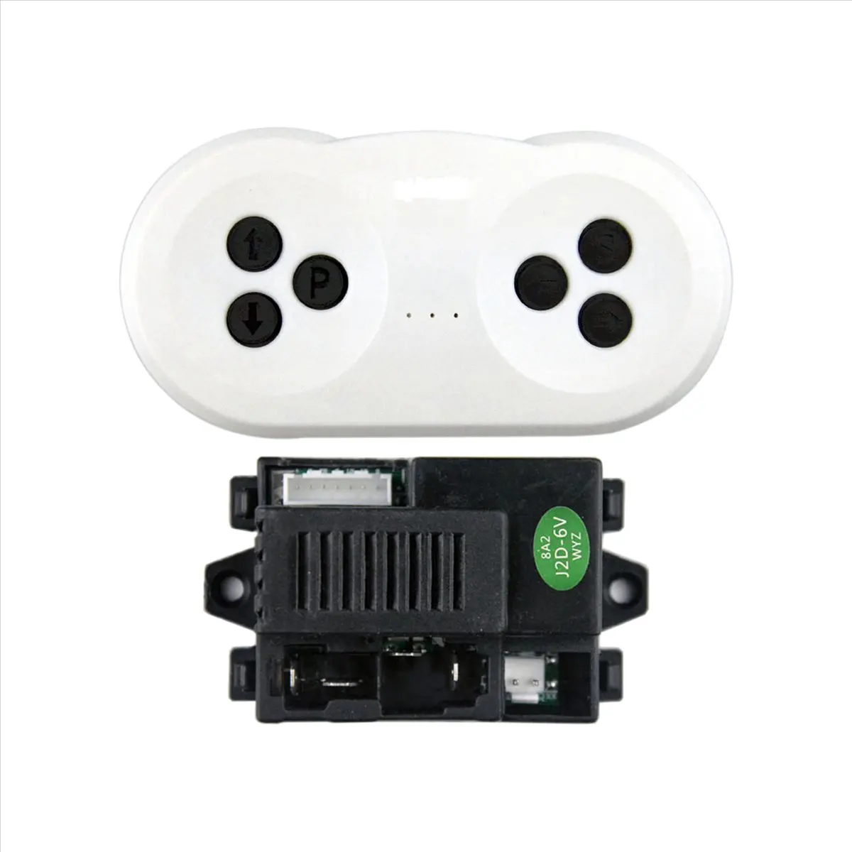 B21B Children Electric Car Remote Controller RC Model Vehicles Replacement Parts(Remote Controller+6V Receiver)