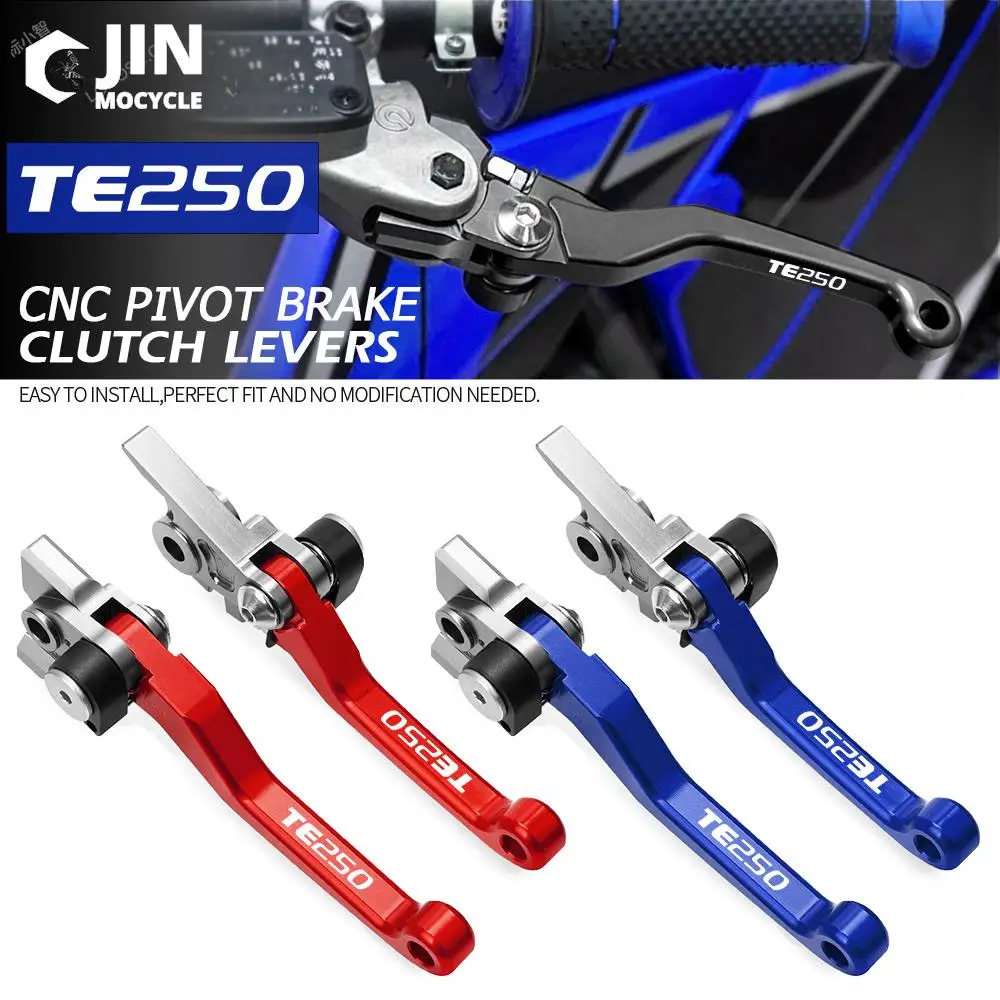 

For HUSQVARNA TE250 TE 2014 2015 2016 Motocross Foldable Pivot Dirt Bike CNC Handlebar Brake Clutch Levers Handle Lever Aluminum