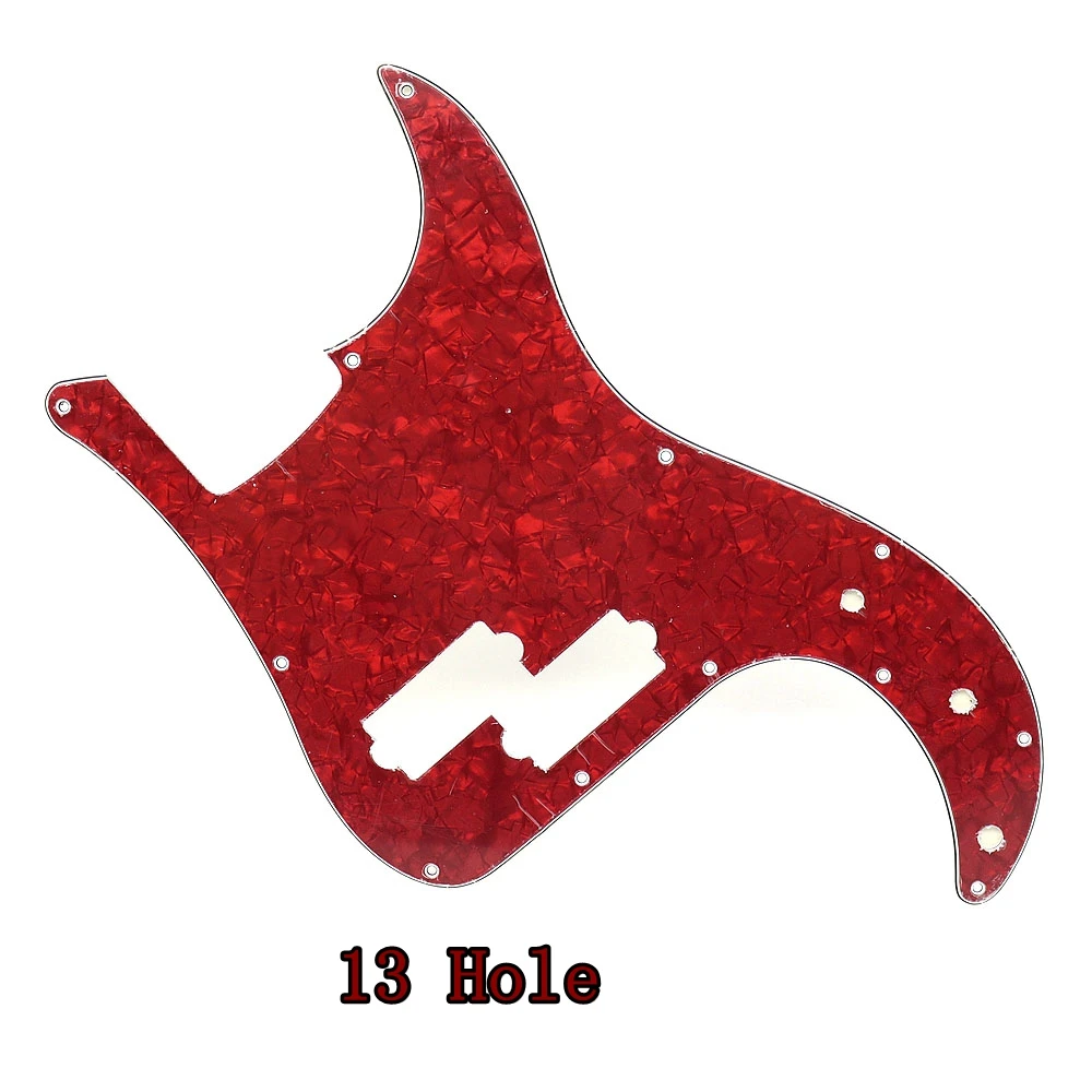 E-Gitarren-Schlagbrett aus 3-lagigem PVC, Schlagbrett für PB-Bassgitarre, 13 Löcher mit Schrauben – Detail 9