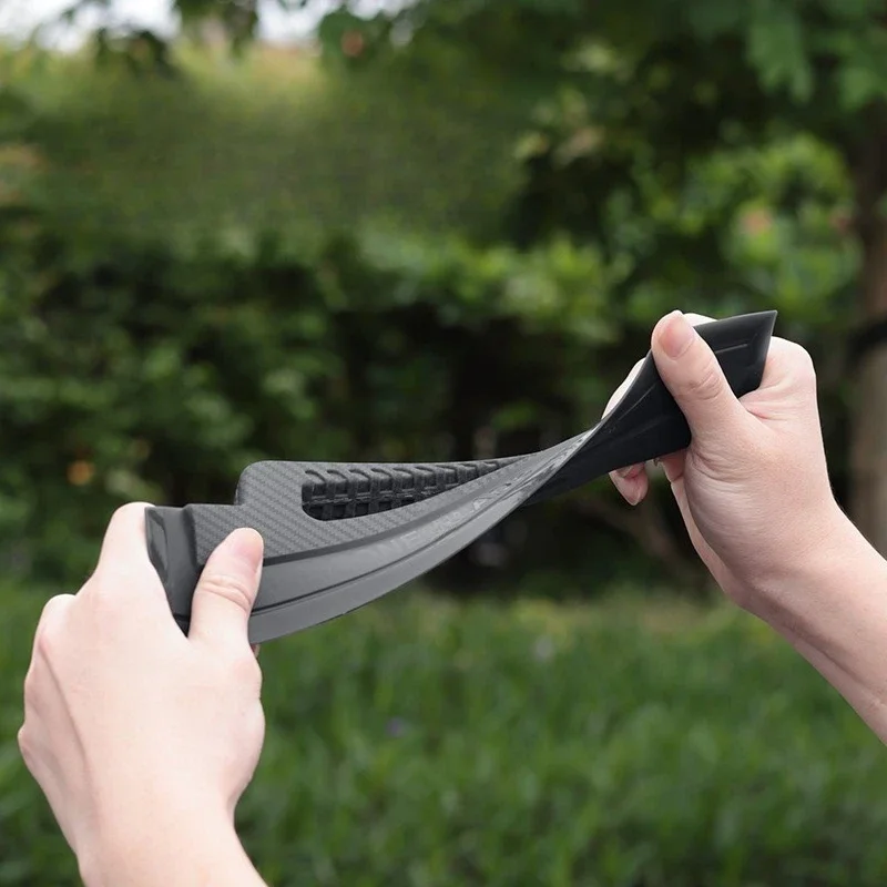For Special Water Scraper for Car Wash & Drying, Carbon Fiber Texture Silicone Wiper, Auto Film Tool, Paint-Safe