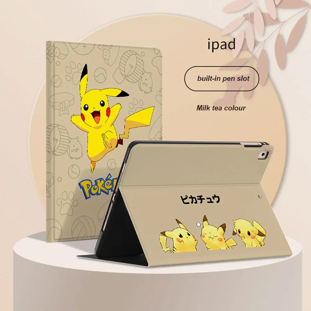 

Pikachu for IPad Air3 10.5inch 2021 10.2inch Smart Tablet Case Mini 7.9inch Tablet Holder IPad Pro 2022 11inch Magnetic Charging