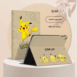 IPad Air3 için Pikachu 10.5 inç 2021 10.2 inç akıllı Tablet kılıf Mini 7.9 inç Tablet tutucu IPad Pro 2022 11 inç manyetik şarj