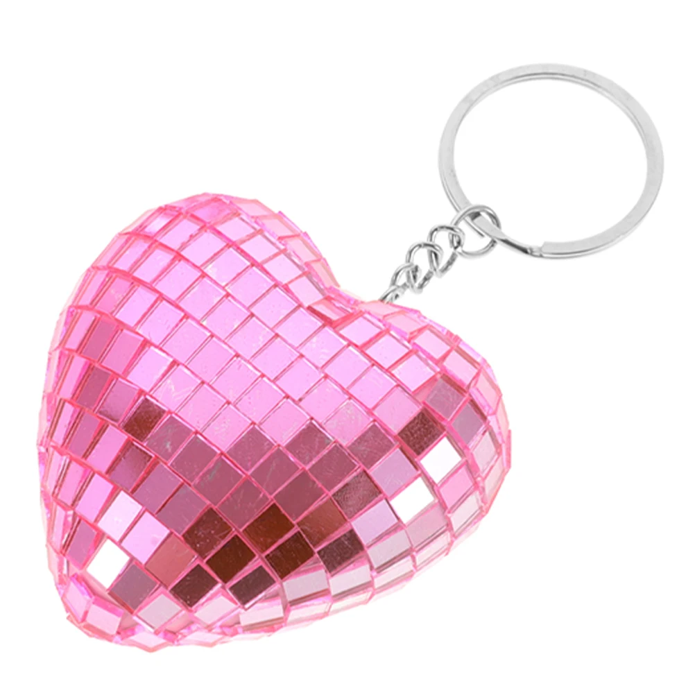 

Disco Ball Keychain Party Favors Bling Initial Pink Bow Decor Keychains Cowgirl Decorations