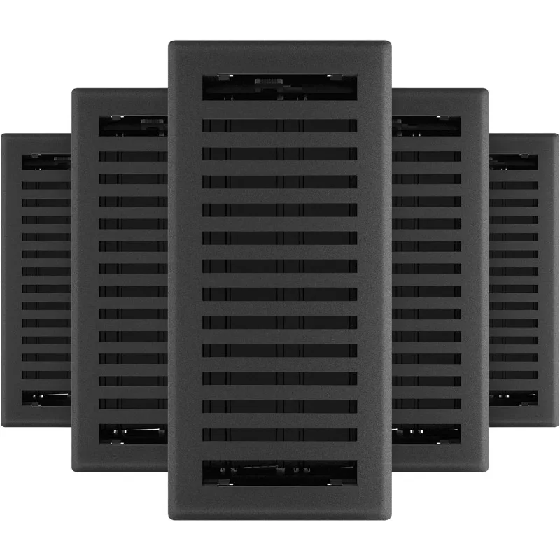 

RG3439 4 x 10 дюймов Декоративный напольный аппарат Montezuma, 5 шт., черный утюг