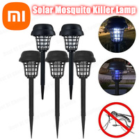 Xiaomi 5pcs Solar Mosquito Killer Lamp Waterproof Bug Zapper With 2 Light Modes Safety Net Mosquito Repellent For Garden Camping